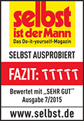 Made in Germany + Selbst ist der Mann Test Logo